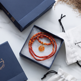 Enamelled Ik Onkar Color 92.5 Silver versatile pendant rakhi
