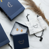 ironman  92.5 silver ear studs