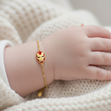 ironman enamel 92.5 silver Flexible Chain Bracelet