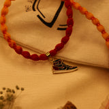 Enamelled Air Jordan 92.5 Silver versatile pendant rakhi