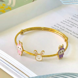 Labubu-Pink-Bunny-Labubu-Purple-92.5 Silver adjustable kids bangle