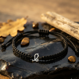 Leo 92.5 silver Thread bracelet for him