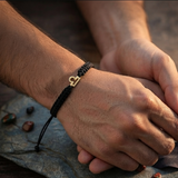 Libra 92.5 silver Thread bracelet for him