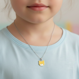 lion charm 92.5 silver necklace