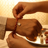 Cz Lock 92.5 Silver rakhi