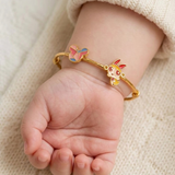 Mickey-Blossoms 92.5 Silver adjustable kids bangle