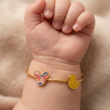Mickey-Duck 92.5 Silver adjustable kids bangle