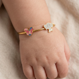 Mickey-Elephant 92.5 Silver adjustable kids bangle