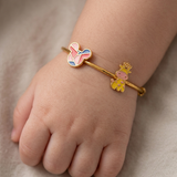 Mickey-Giraffe 92.5 Silver adjustable kids bangle