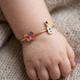 Mickey-Guitar 92.5 Silver adjustable kids bangle