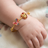 Mickey-Ironman 92.5 Silver adjustable kids bangle