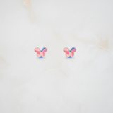 Mickey 92.5 silver ear studs