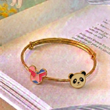 Mickey-Panda 92.5 Silver adjustable kids bangle