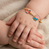 Mickey-Peppa-Pig 92.5 Silver adjustable kids bangle