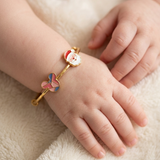Mickey-Santa 92.5 Silver adjustable kids bangle