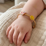 Mickey-Smiley 92.5 Silver adjustable kids bangle