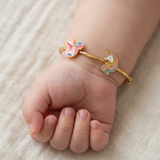 Mickey-Unicorn 92.5 Silver adjustable kids bangle