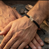Moksh 92.5 silver Thread bracelet for him