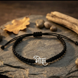 Moksh 92.5 silver Thread bracelet for him