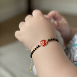 Om Red enamel 92.5 silver kids Nazariye