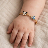 Panda-Car 92.5 Silver adjustable kids bangle