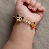 Panda-Chota-Bheem 92.5 Silver adjustable kids bangle