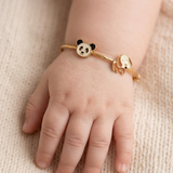 Panda-Dog 92.5 Silver adjustable kids bangle
