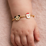 Panda-Santa 92.5 Silver adjustable kids bangle