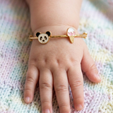 Panda-Softy 92.5 Silver adjustable kids bangle