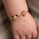 Panda-Spiderman 92.5 Silver adjustable kids bangle
