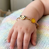 Sun-Panda 92.5 Silver adjustable kids bangle