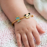 Panda-Teddy 92.5 Silver adjustable kids bangle