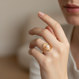 Pearl round ring