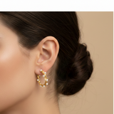 Pearl spiral hoops