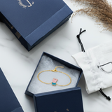 Peppa pig enamel 92.5 silver Flexible Chain Bracelet