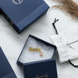 Customized name peppa pig 92.5 silver brooch