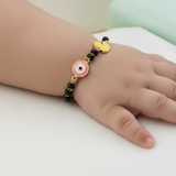 Pink evil eye & duck 92.5 silver kids Nazariye