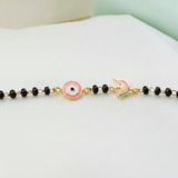 Pink evil eye & unicorn 92.5 silver kids Nazariye