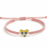 Bubbles 92.5 Silver rakhi in pink thread