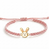 Bunny 92.5 Silver rakhi in pink thread