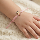 Chota Bheem 92.5 Silver rakhi in pink thread