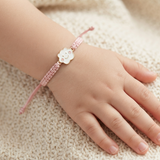 Cloud 92.5 Silver rakhi in pink thread
