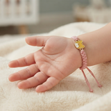 Cub 92.5 Silver rakhi in pink thread