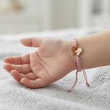 Dog 92.5 Silver rakhi in pink thread