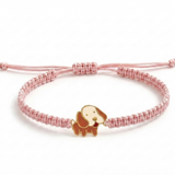 Dog 92.5 Silver rakhi in pink thread