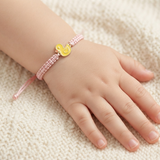 Duck 92.5 Silver rakhi in pink thread
