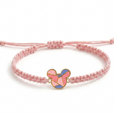 Mickey 92.5 Silver rakhi in pink thread