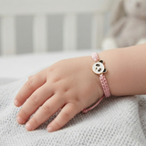 Panda 92.5 Silver rakhi in pink thread
