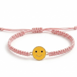 Smiley 92.5 Silver rakhi in pink thread