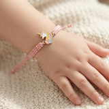 Unicorn 92.5 Silver rakhi in pink thread